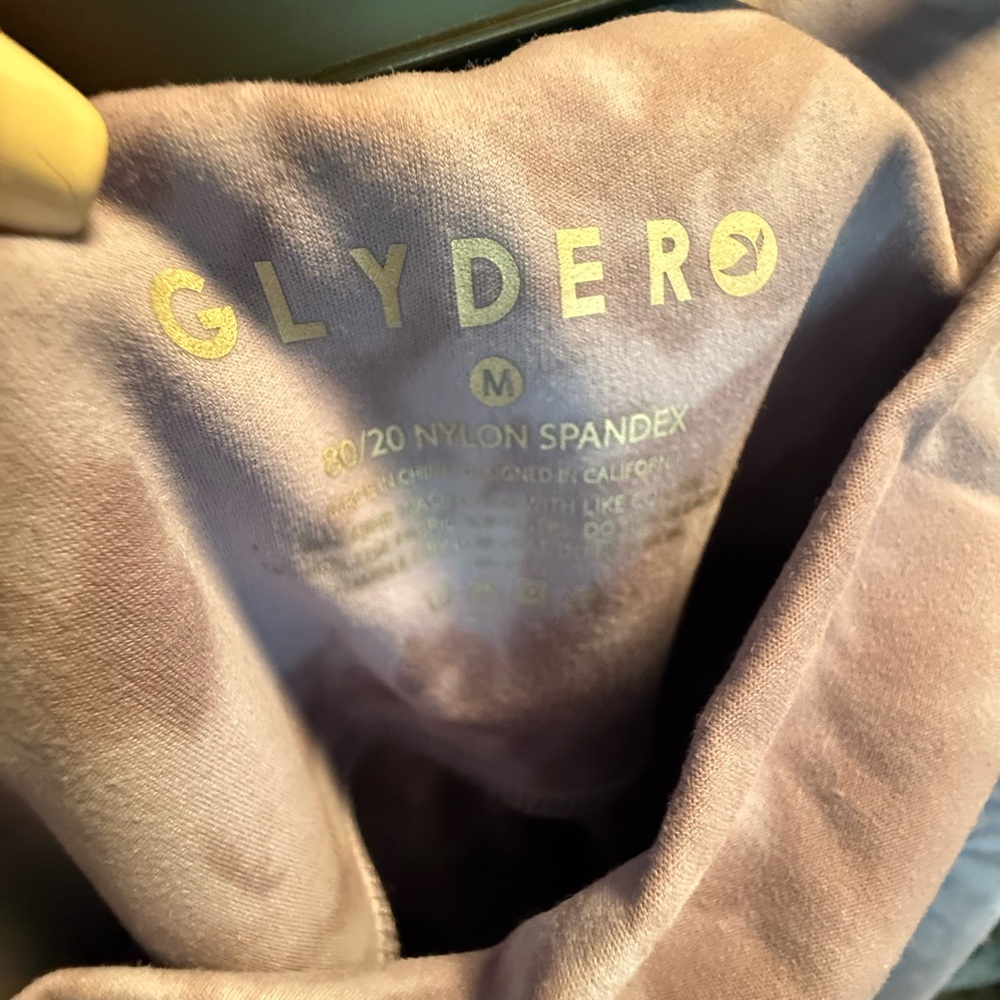 Glyder Lavender Tie-Dye Leggings size medium GUC - Picture 5 of 5